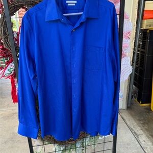 Van Heusen Blue Casual Button Down Shirt